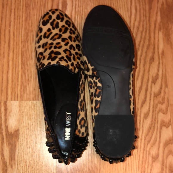 Leopard print pony loafers - Picture 3 of 4
